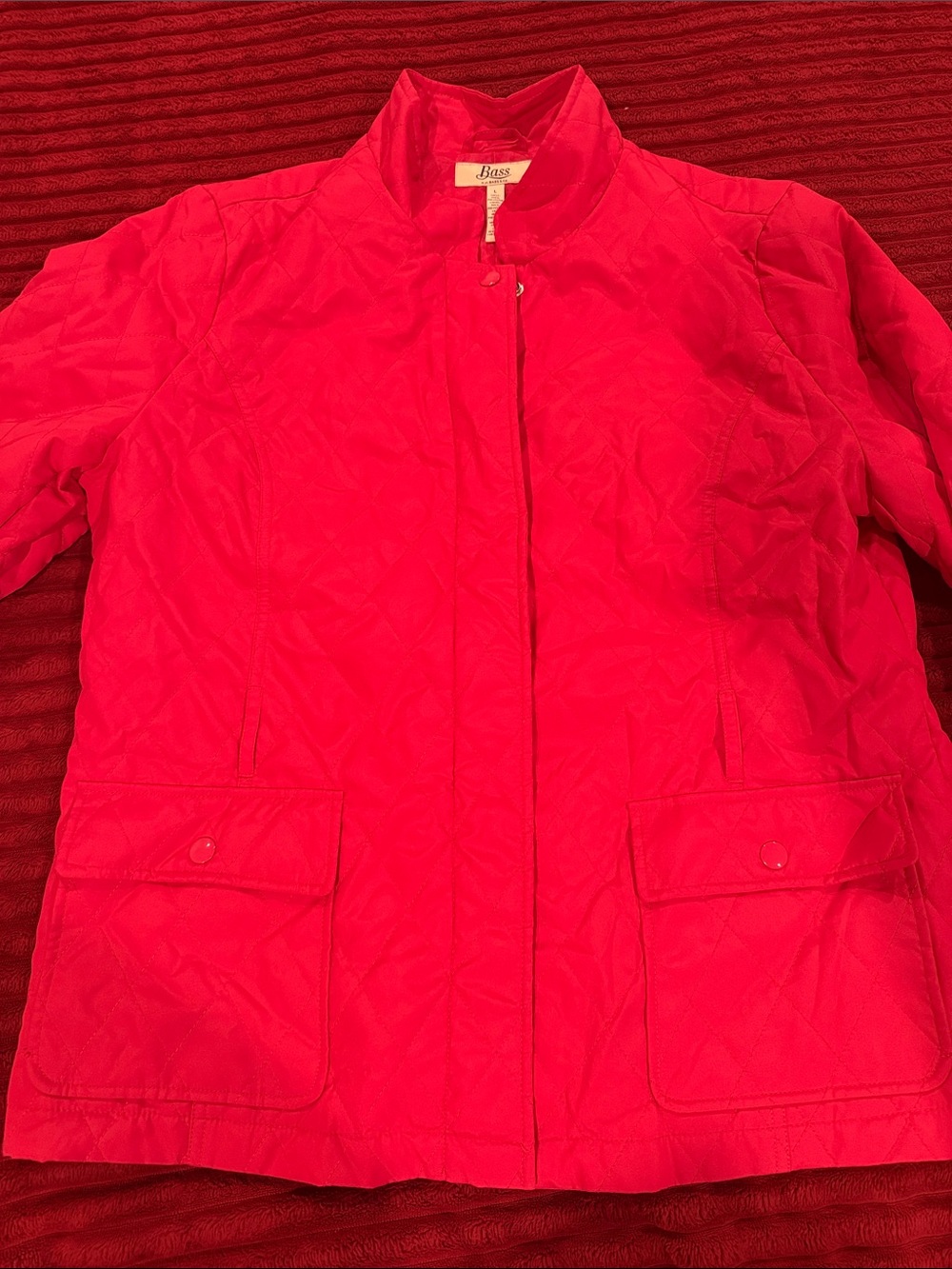 Bass Quilted Women's Jacket in Vibrant Pink